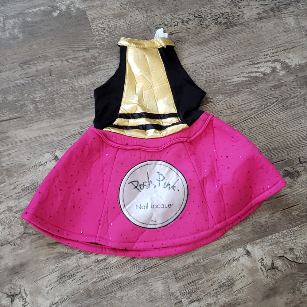 Nail polish costume, size 4
